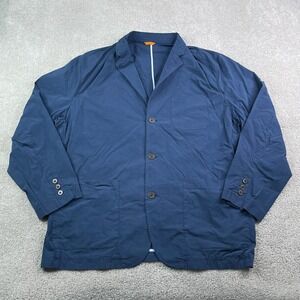 Territory Ahead Blazer Mens 2XL Blue Mission Comfort Superlight Poplin Unlined